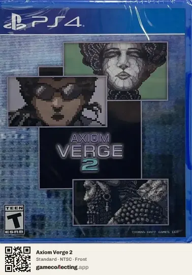 Axiom Verge 2 PlayStation 4, NTSC box front