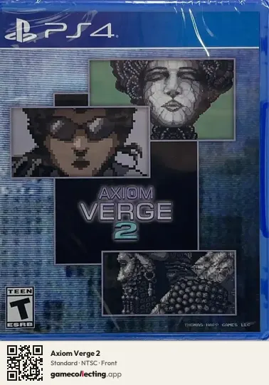 Axiom Verge 2 PlayStation 4, NTSC box front