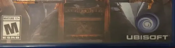 Assassin's Creed Syndicate, the ESRB box on its front