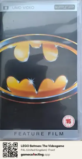 LEGO Batman: The Videogame PlayStation Portable, United Kingdom box front