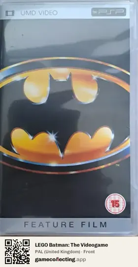 LEGO Batman: The Videogame PlayStation Portable, United Kingdom box front