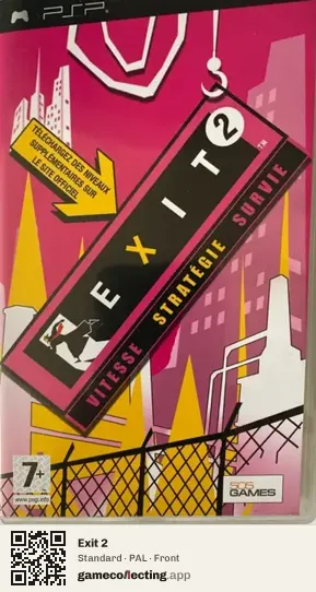 Exit 2 PlayStation Portable, PAL box front