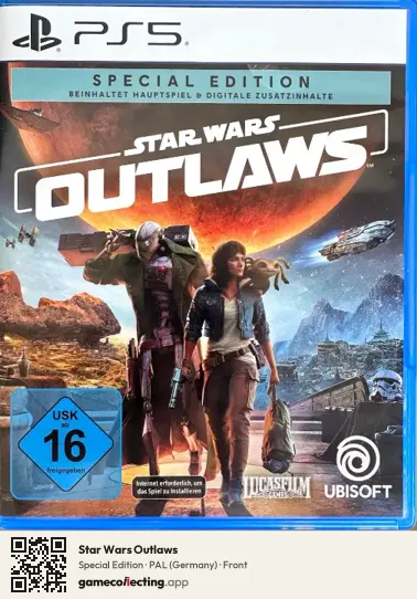 Star Wars Outlaws PlayStation 5, Germany box front