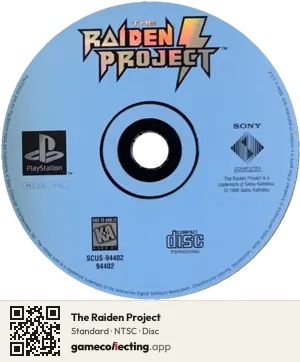 The Raiden Project PlayStation, NTSC disc
