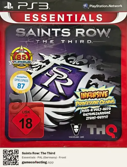 Saints Row: The Third PlayStation 3, Germany box front