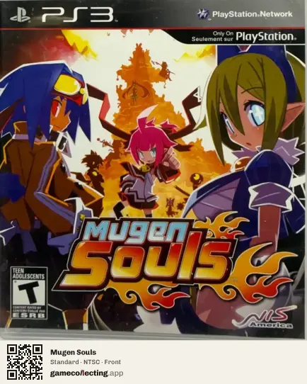Mugen Souls PlayStation 3, NTSC box front