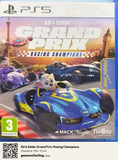 Ed & Edda: Grand Prix: Racing Champions PlayStation 5, PAL box front