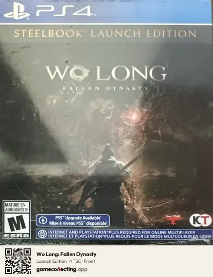 Wo Long: Fallen Dynasty PlayStation 4, NTSC box front