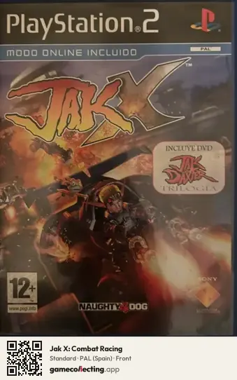 Jak X: Combat Racing PlayStation 2, Spain box front