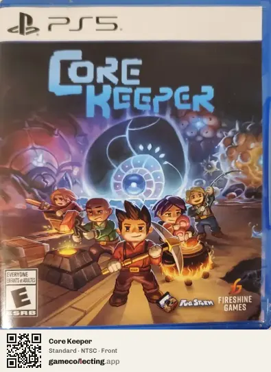 Core Keeper PlayStation 5, NTSC box front