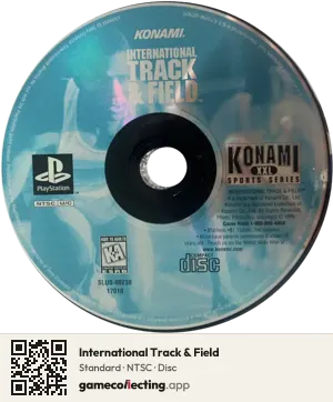 International Track & Field PlayStation, NTSC disc
