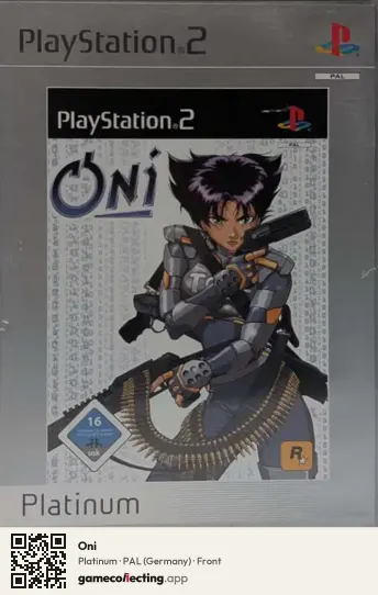 Oni PlayStation 2, Germany box front