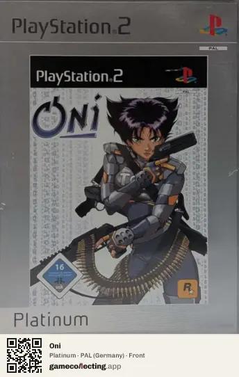 Oni PlayStation 2, Germany box front