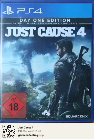 Just Cause 4 PlayStation 4, Germany box front