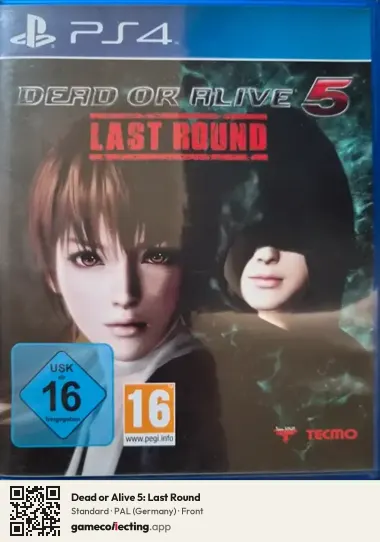 Dead or Alive 5: Last Round PlayStation 4, Germany box front