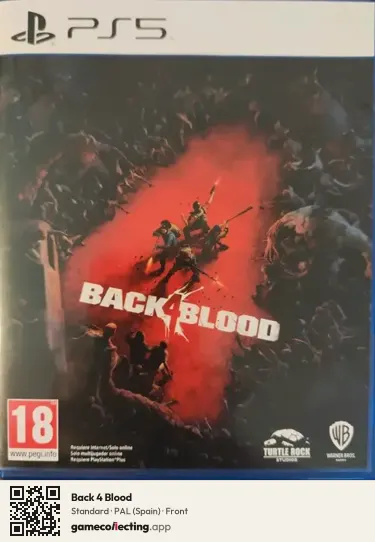 Back 4 Blood PlayStation 5, Spain box front
