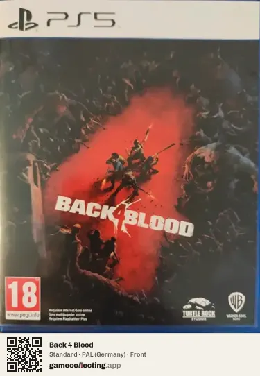 Back 4 Blood PlayStation 5, Germany box front