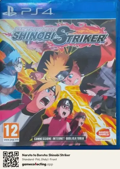 Naruto to Boruto: Shinobi Striker PlayStation 4, Italy box front