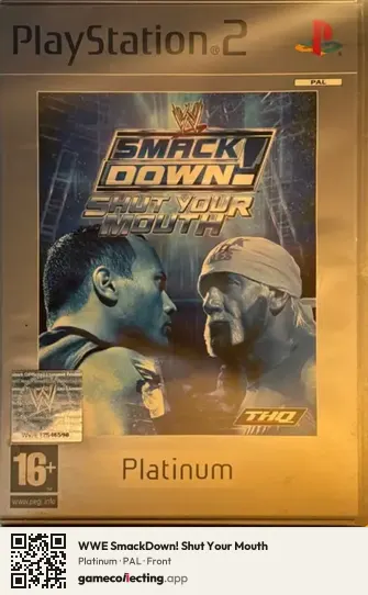 WWE SmackDown! Shut Your Mouth PlayStation 2, PAL box front