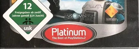 Ratchet & Clank: Going Commando, the USK square on its front