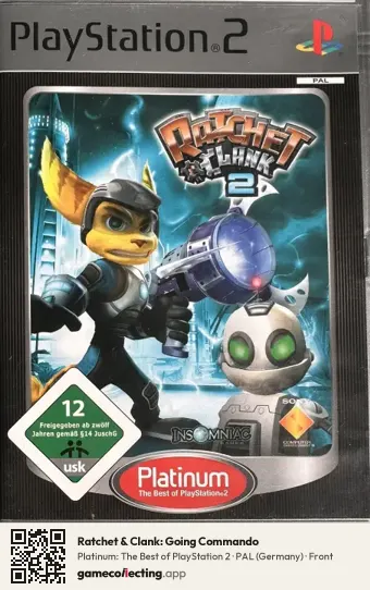 Ratchet & Clank: Going Commando PlayStation 2, Germany box front