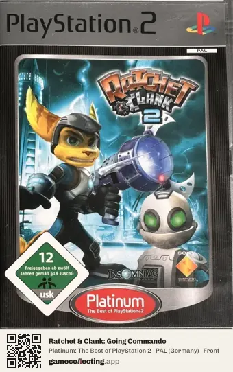 Ratchet & Clank: Going Commando PlayStation 2, Germany box front