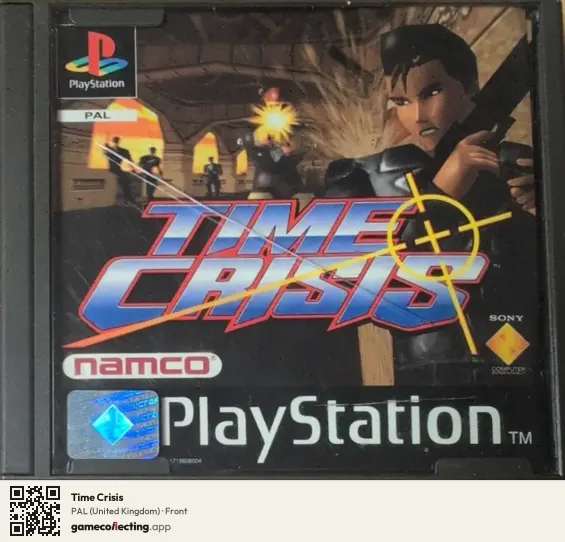 Time Crisis PlayStation, United Kingdom box front