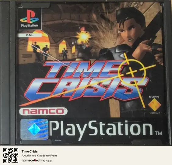Time Crisis PlayStation, United Kingdom box front