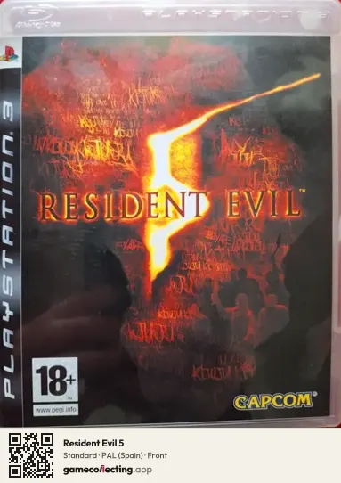 Resident Evil 5 PlayStation 3, Spain box front