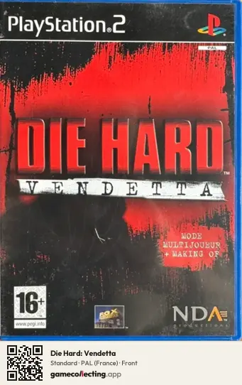 Die Hard: Vendetta PlayStation 2, France box front