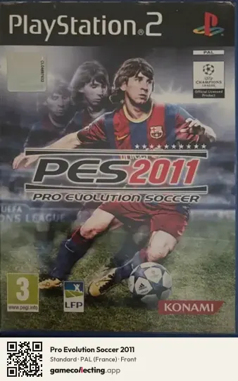 Pro Evolution Soccer 2011 PlayStation 2, France box front