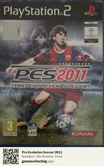 Pro Evolution Soccer 2011 PlayStation 2, France box front