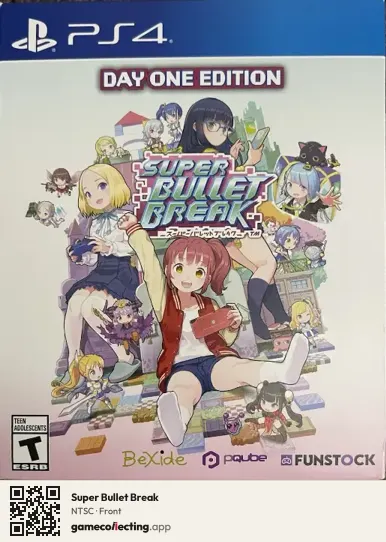 Super Bullet Break PlayStation 4, NTSC box front
