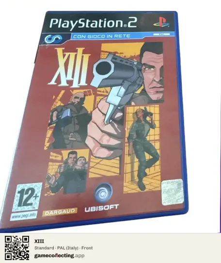 XIII PlayStation 2, Italy box front