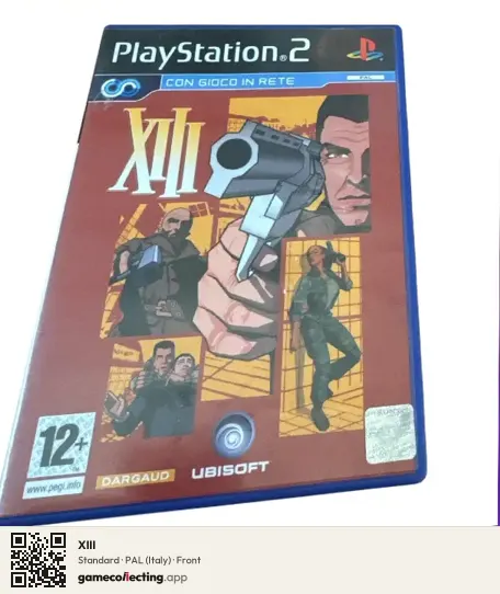 XIII PlayStation 2, Italy box front