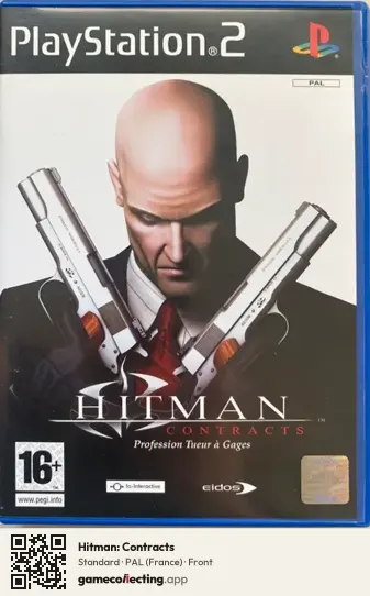 Hitman: Contracts PlayStation 2, France box front