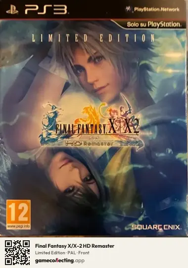 Final Fantasy X/X-2 HD Remaster PlayStation 3, PAL box front