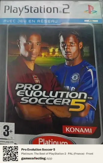 Pro Evolution Soccer 5 PlayStation 2, France box front