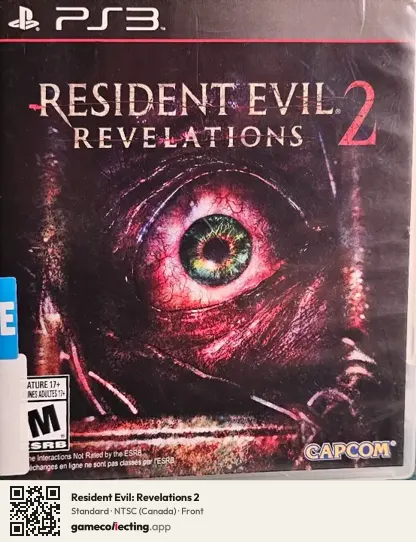 Resident Evil: Revelations 2 PlayStation 3, Canada box front