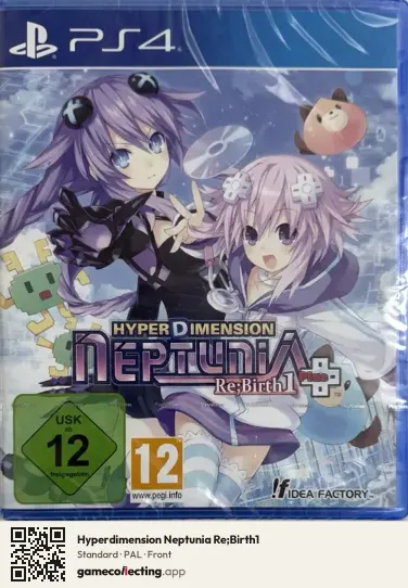 Hyperdimension Neptunia Re;Birth1 PlayStation 4, PAL box front