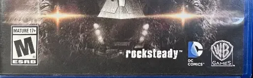 Batman: Arkham Knight, the ESRB box on its front