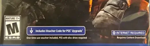 Call of Duty: Black Ops 6, the ESRB box on its front