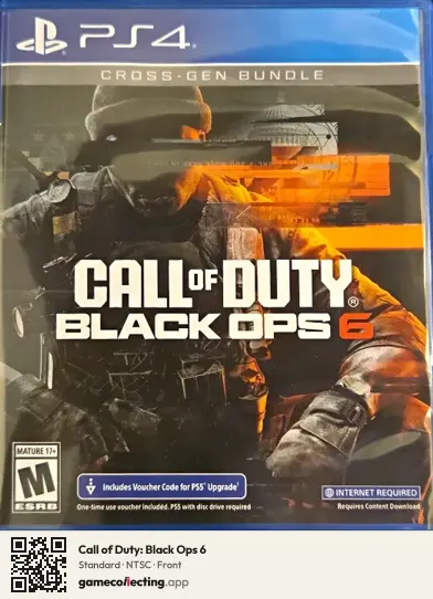 Call of Duty: Black Ops 6 PlayStation 4, NTSC box front