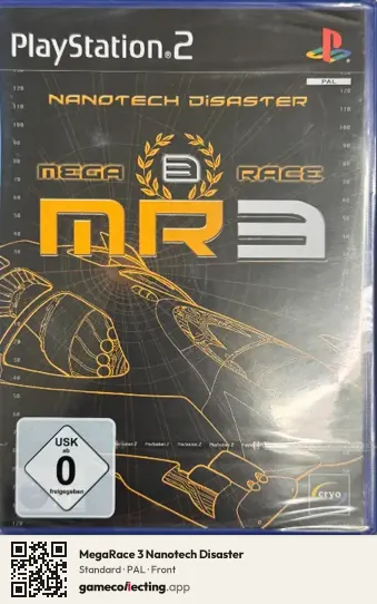MegaRace 3 Nanotech Disaster PlayStation 2, PAL box front