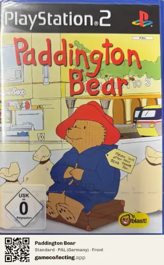 Paddington Bear PlayStation 2, Germany box front