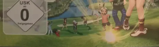 Everybody's Golf, the USK square on its front