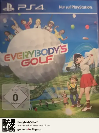 Everybody's Golf PlayStation 4, Germany box front