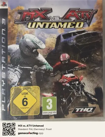 MX vs. ATV Untamed PlayStation 3, Germany box front