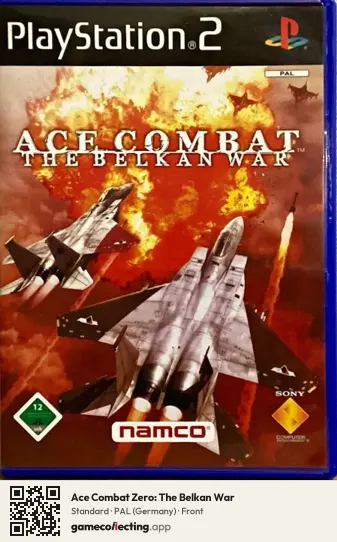 Ace Combat Zero: The Belkan War PlayStation 2, Germany box front