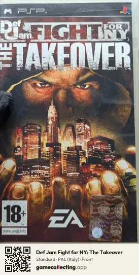 Def Jam Fight for NY: The Takeover PlayStation Portable, Italy box front